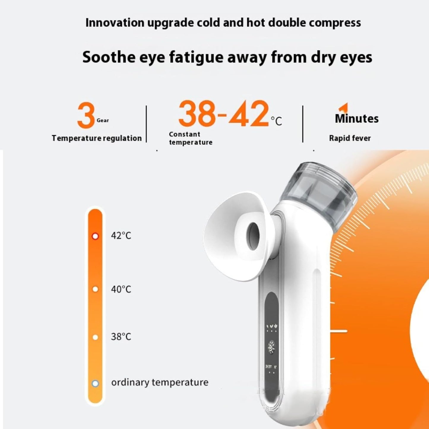 Snipva® HydraSteam Wand – Gentle Steam, Deep Eye Relief 🌱💧